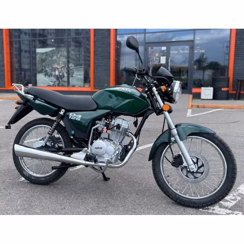 Мотоцикл дорожный Minsk D4 125, зеленый