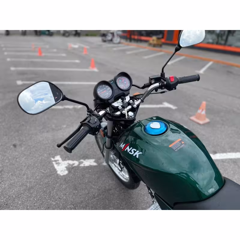 Мотоцикл дорожный Minsk D4 125, зеленый