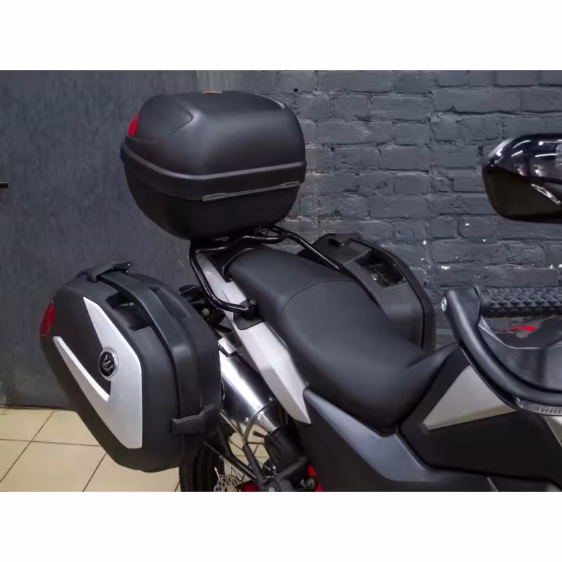 Мотоцикл эндуро туристический Minsk Goose 400, серебряный/черный