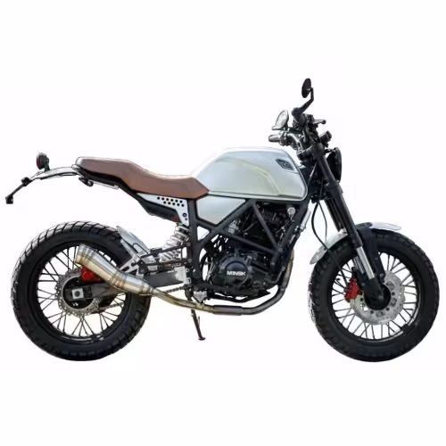 Мотоцикл дорожный Minsk SCR 250, серебристый