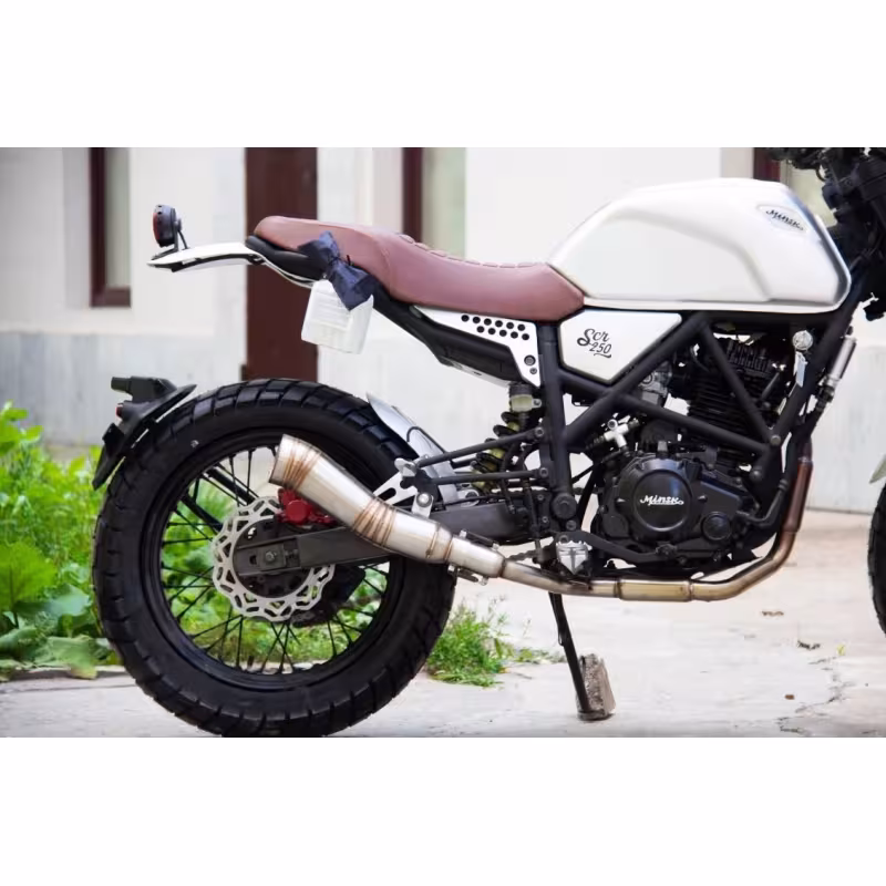 Мотоцикл дорожный Minsk SCR 250, серебристый