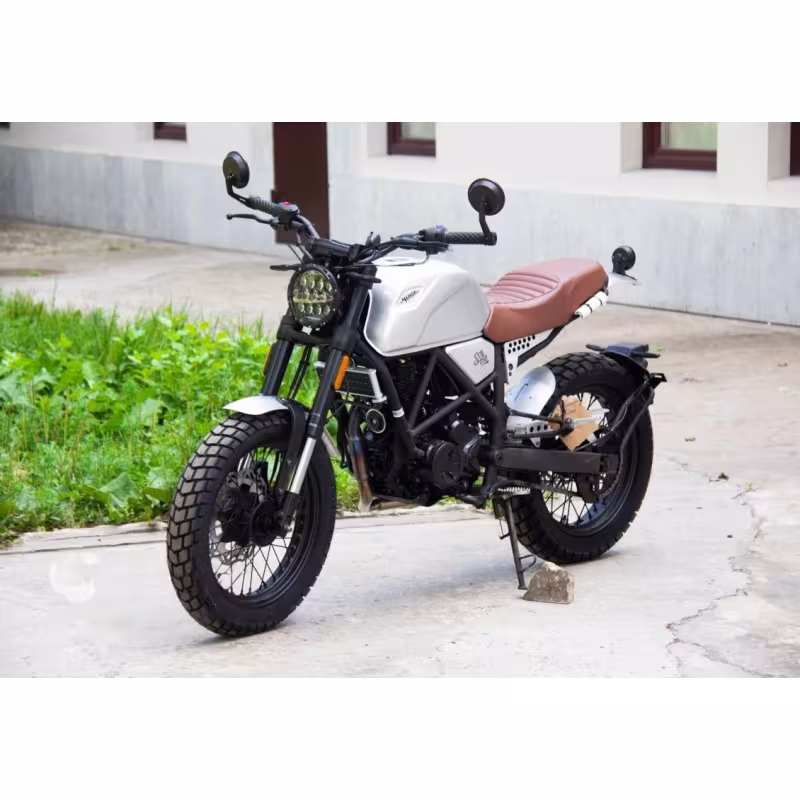 Мотоцикл дорожный Minsk SCR 250, серебристый