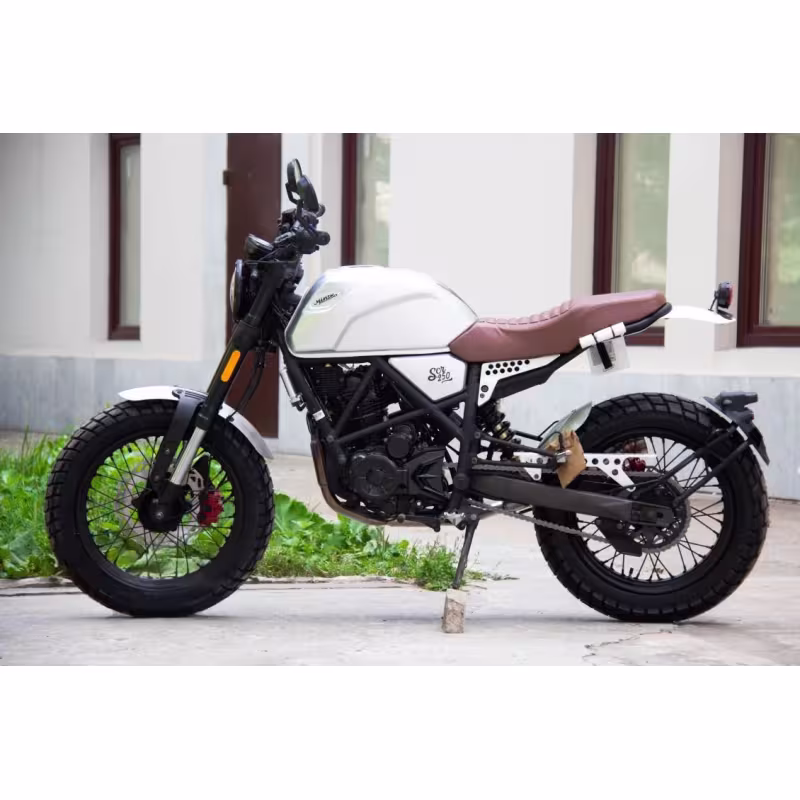 Мотоцикл дорожный Minsk SCR 250, серебристый