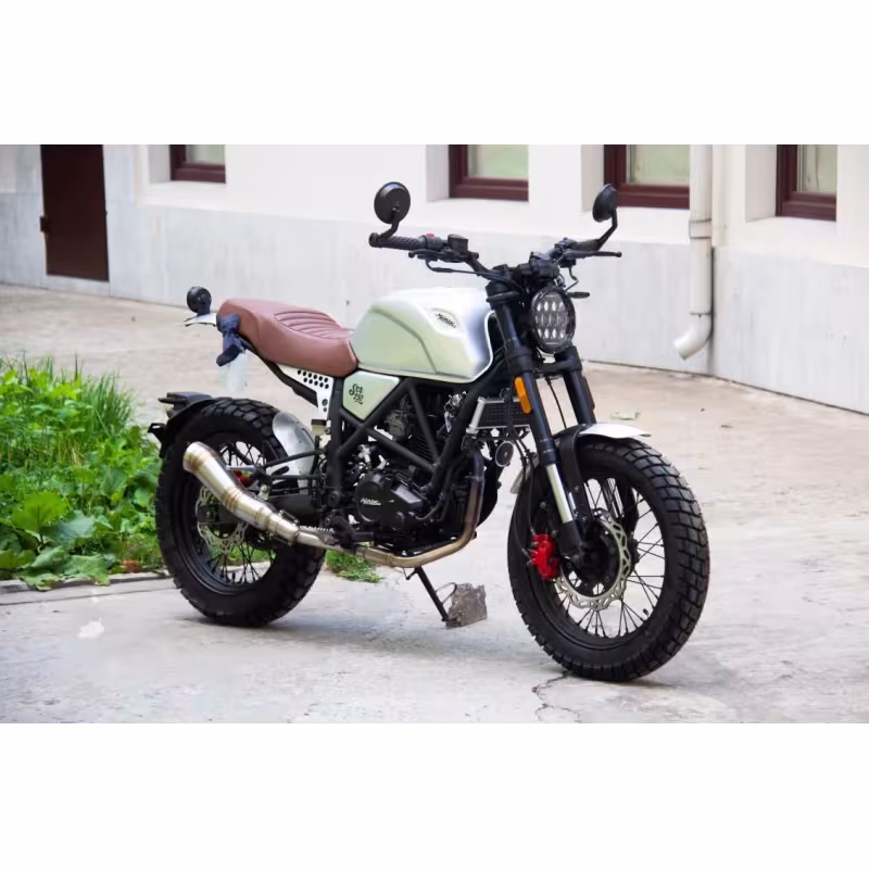 Мотоцикл дорожный Minsk SCR 250, серебристый