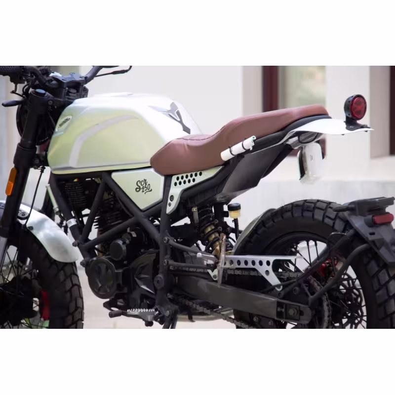 Мотоцикл дорожный Minsk SCR 250, серебристый