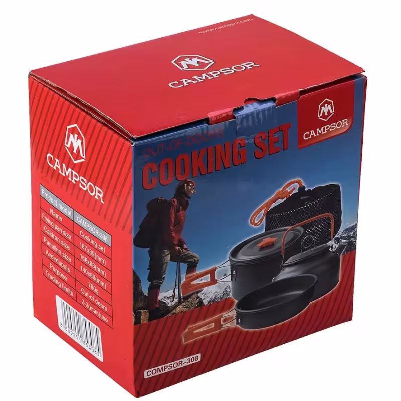 Набор посуды Campsor-380, 3-4 персоны
