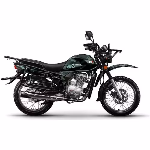 Мотоцикл дорожный Minsk Hunter 150, зеленый камуфляж