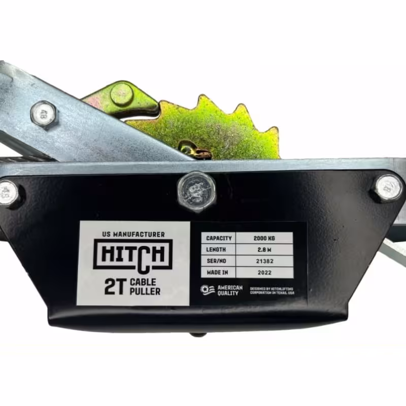 Лебедка рычажная тросовая Hitch CP 2002, 2 т