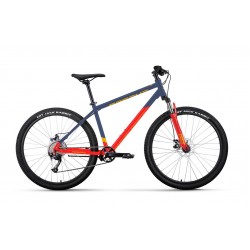 Велосипед Forward 29 Apache 2.0 D (8 скоростей, рост 19"), темно-синий/красный