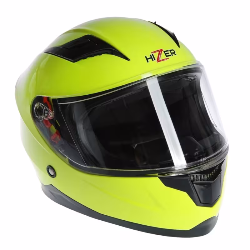 Мотошлем детский Hizer 109 #1, желтый, размер S