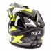 Мотошлем GTX 633, черный/желтый/серый, размер S