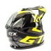 Мотошлем GTX 633, черный/желтый/серый, размер S