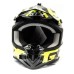 Мотошлем GTX 633, черный/желтый/серый, размер S