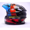 Мотошлем Hizer J6803 black/blue, черный/синий, размер L