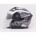 Мотошлем Hizer J228, черный/серый, размер M