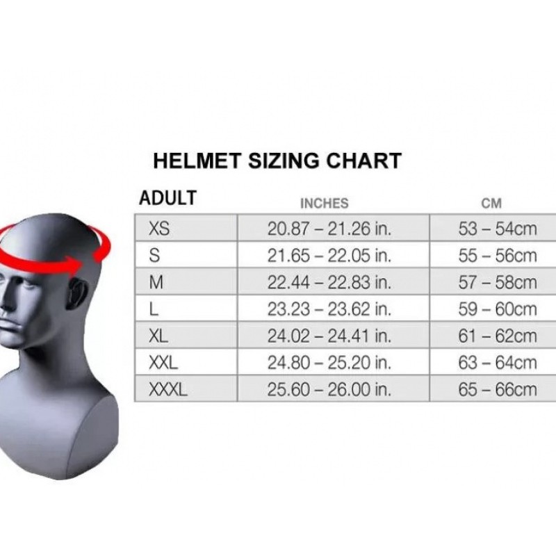 Мотошлем Ataki MX801 Solid, белый, размер L