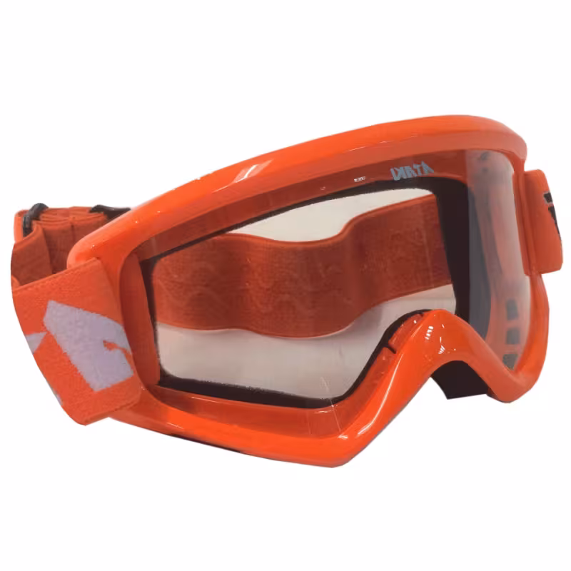 Мотоочки Ataki HB-319, оранжевый/прозрачный