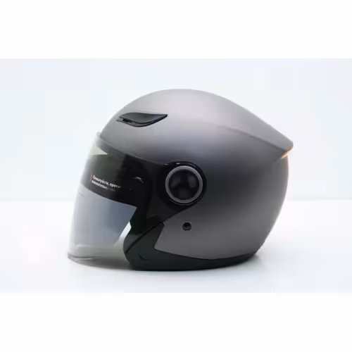 Мотошлем Yema YM-619, серый, размер L