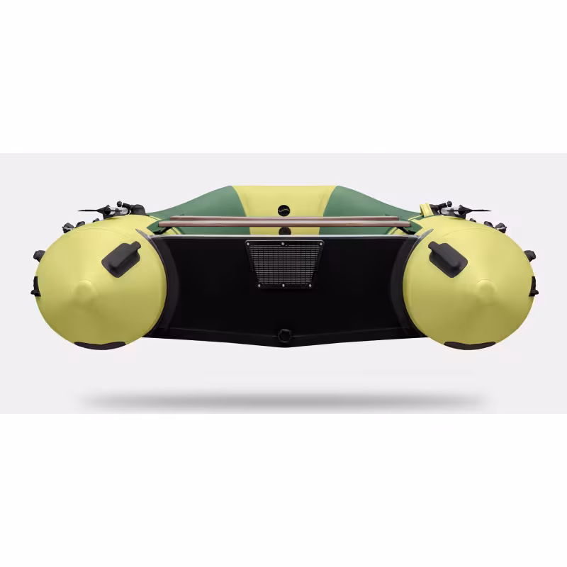 Надувная лодка ПВХ Gladiator B370, пайол фанерный, зеленый/оливковый