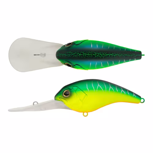 Воблер плавающий Strike Pro Crankee Deep Runner 100 9929570, 100 мм, 60 гр, цвет A223S-RP Pearl Mat Tiger