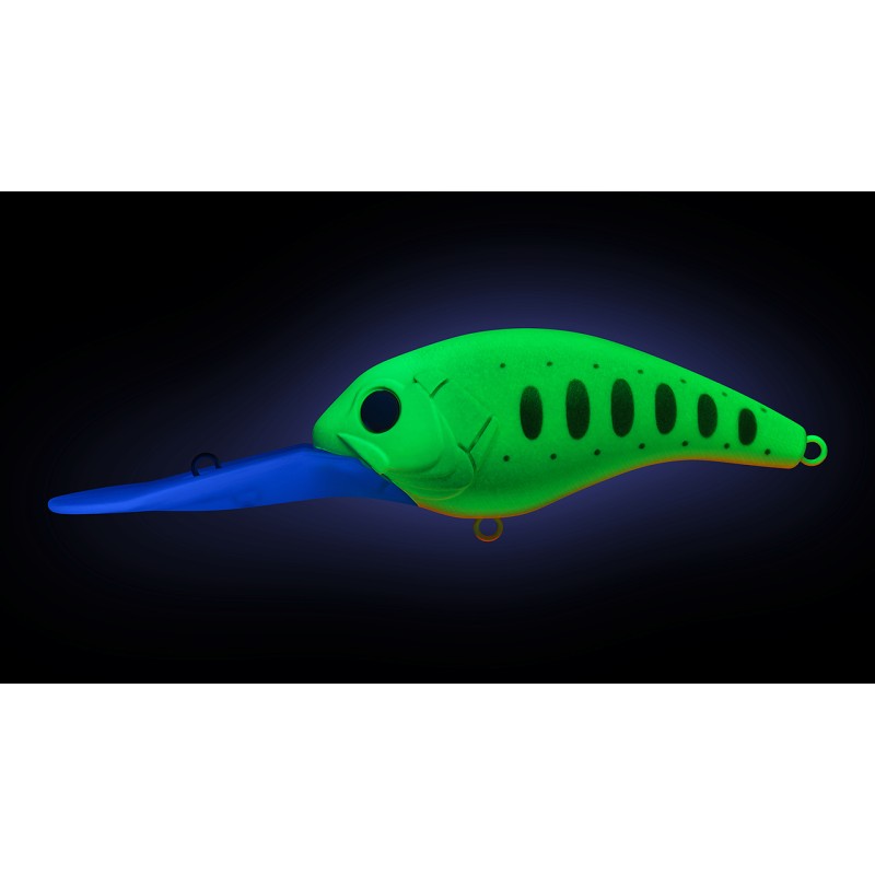 Воблер плавающий Strike Pro Crankee Deep Runner 100 9929569, 100 мм, 60 гр, цвет A178S Lemon Mat Tiger