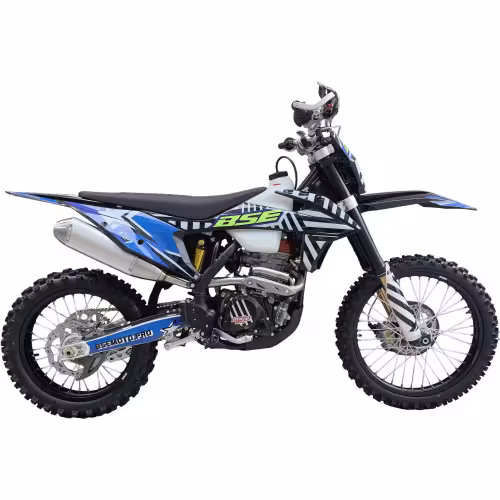 Мотоцикл кроссовый BSE T8 Blue Twister