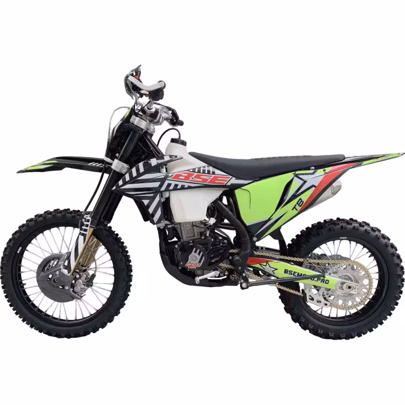 Мотоцикл кроссовый BSE T8 Green Twister