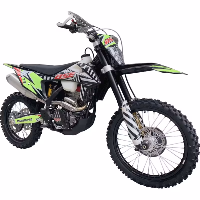 Мотоцикл кроссовый BSE T8 Green Twister