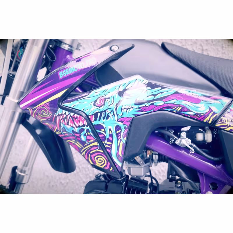 Питбайк BSE MX 125 (015) Purple Dragon