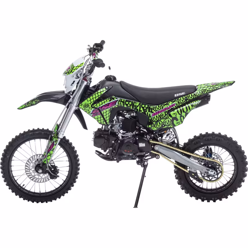Питбайк BSE EX 125E MAX13 2.0 Green/Pink/Neon