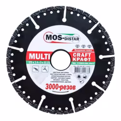 Диск алмазный сегметный Mos-Distar Multi Craft MS-MCRFT12522, 125x22мм 