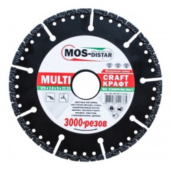 Диск алмазный сегметный Mos-Distar Multi Craft MS-MCRFT12522, 125x22мм 