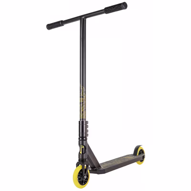 Самокат трюковой Tech Team DukeR 303, черный/желтый