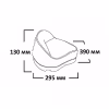 Сиденье Newstarmarine Pro Stand Up 75104G, серый