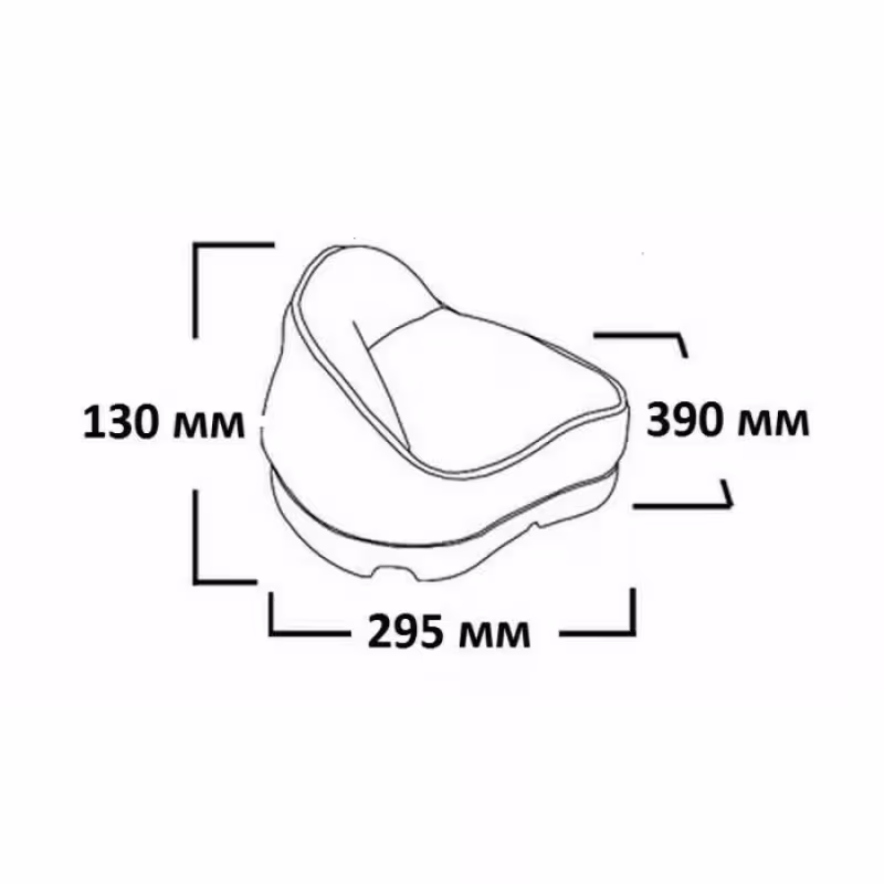 Сиденье Newstarmarine Pro Stand Up 75104G, серый