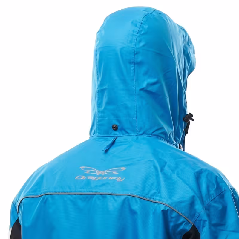 Куртка-дождевик мужская Dragonfly Evo Blue, мембрана, голубой, размер M, 176 см