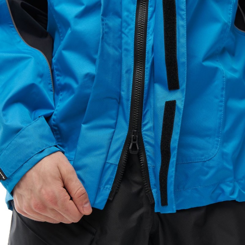 Куртка-дождевик мужская Dragonfly Evo Blue, мембрана, голубой, размер M, 176 см