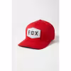Кепка-бейсболка Fox Emblem Flexfit Hat, Chili, красный, размер S/M