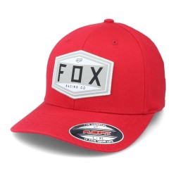 Кепка-бейсболка Fox Emblem Flexfit Hat, Chili, красный, размер S/M