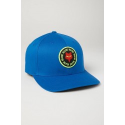 Кепка-бейсболка Fox Mawlr Flexfit Hat Royal Blue, хлопок, синий, размер S/M