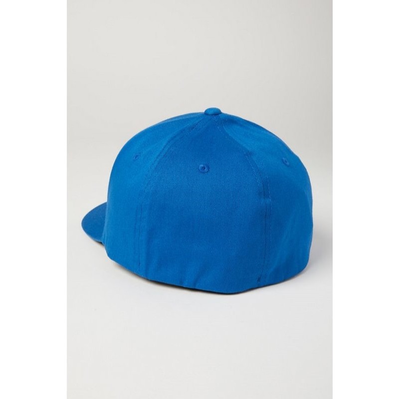 Кепка-бейсболка Fox Mawlr Flexfit Hat Royal Blue, хлопок, синий, размер S/M