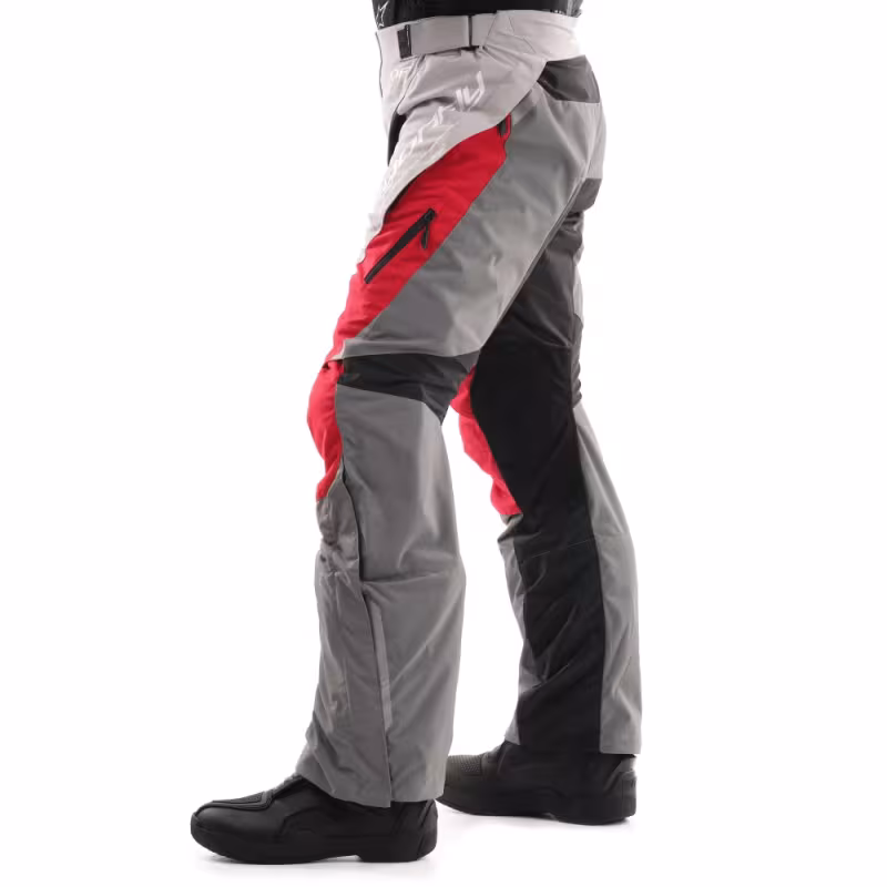 Мотоштаны мужские Dragonfly Freeride Grey/Red, нейлон, серый/красный, размер L, 182 см