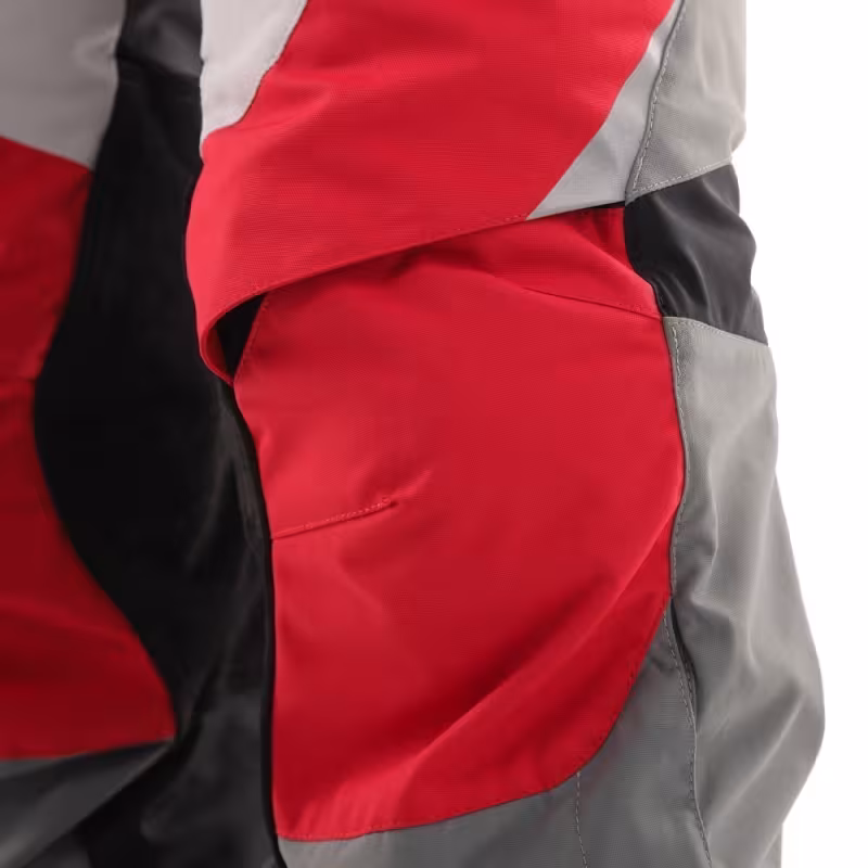 Мотоштаны мужские Dragonfly Freeride Grey/Red, нейлон, серый/красный, размер L, 182 см