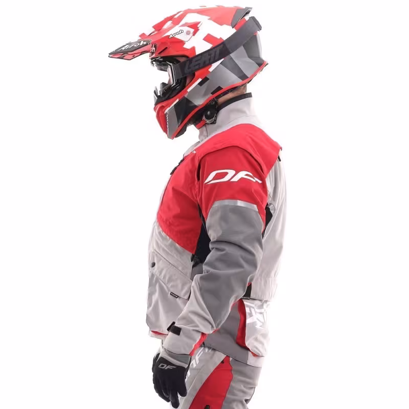 Мотокуртка мужская Dragonfly Freeride Grey/red, серый/красный, размер L, 182 см