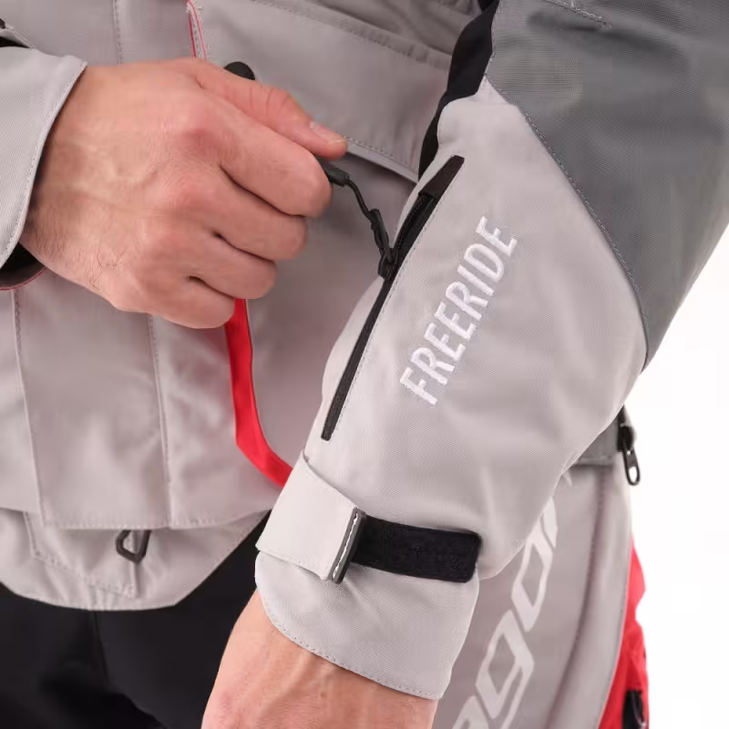 Мотокуртка мужская Dragonfly Freeride Grey/red, серый/красный, размер L, 182 см