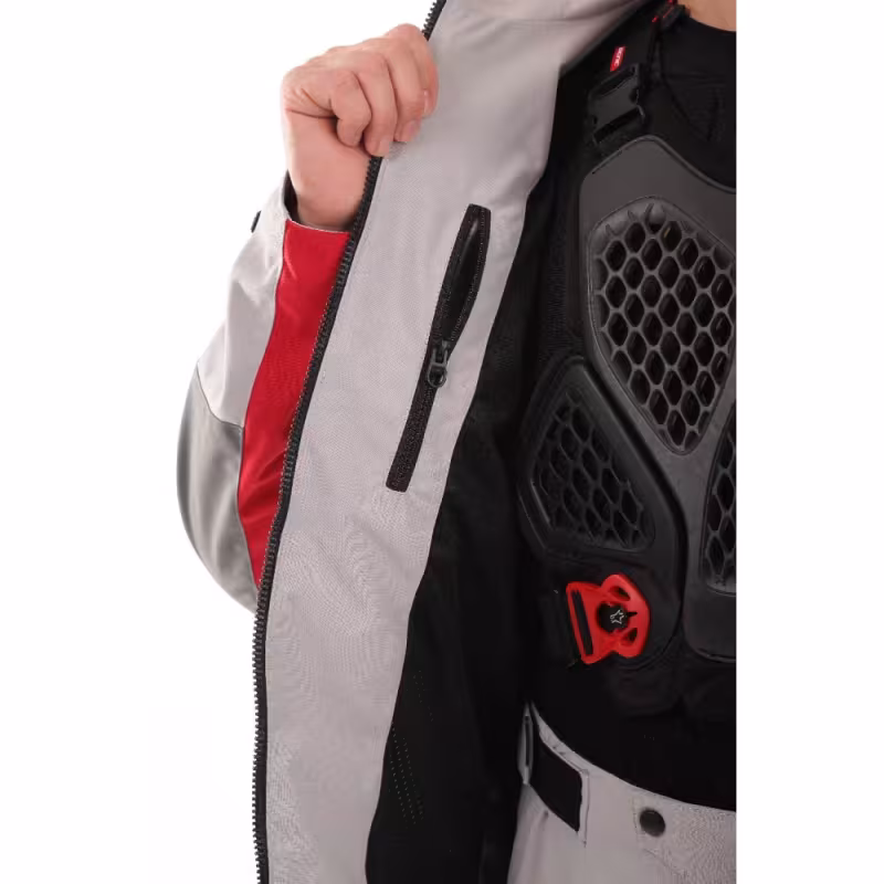 Мотокуртка мужская Dragonfly Freeride Grey/red, серый/красный, размер L, 182 см