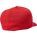Кепка-бейсболка Fox Transposition Flexfit Hat, полиэстер, красный, S/M