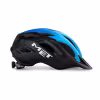 Велошлем Met Helmets Crossover Black/Cyan, черный/синий, размер XL, 60-64 см