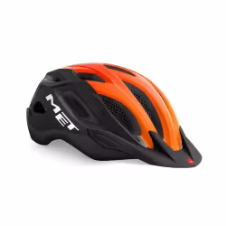 Велошлем Met Helmets Crossover Black/Orange, черный/оранжевый, размер XL, 60-64 см