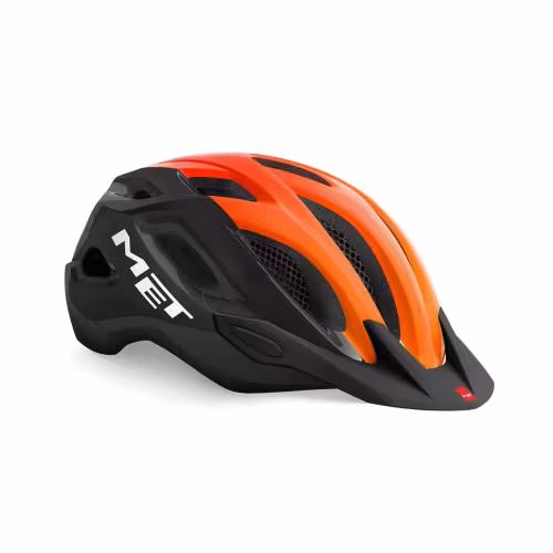 Велошлем Met Helmets Crossover Black/Orange, черный/оранжевый, размер XL, 60-64 см